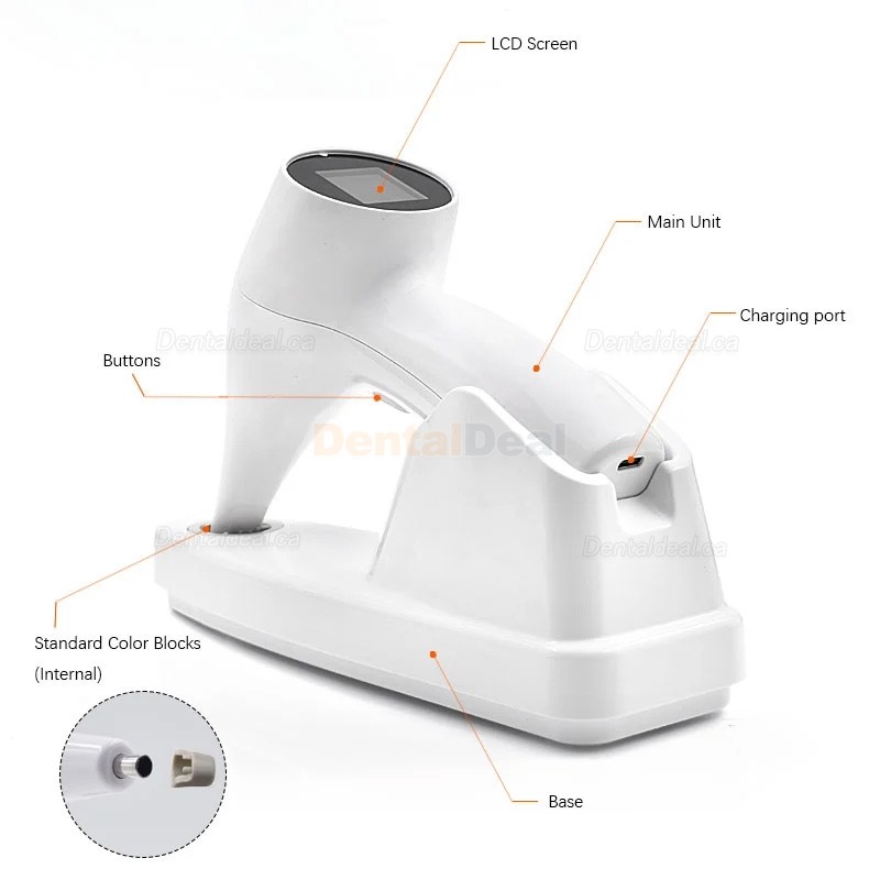 JG-7 Dental Digital Shade Guide LED Tooth Color Comparator Set