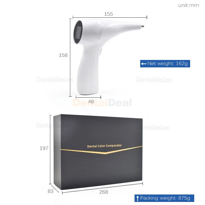 JG-7 Dental Digital Shade Guide LED Tooth Color Comparator Set