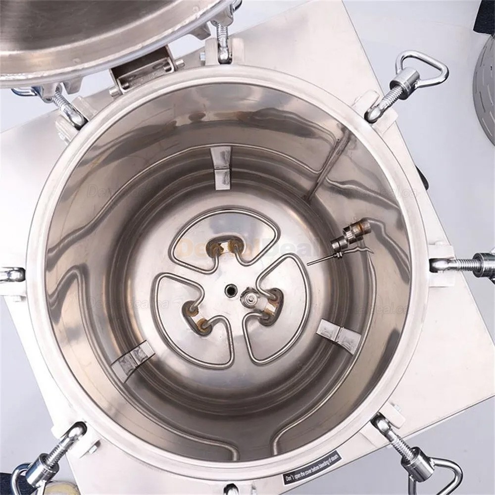 JIBIMED LS-LD 35L/ 50L/ 75L/ 100L/ 120L/ 150L Large Vertical Autoclave Steam Sterilizer 105℃ - 134℃ LED Display