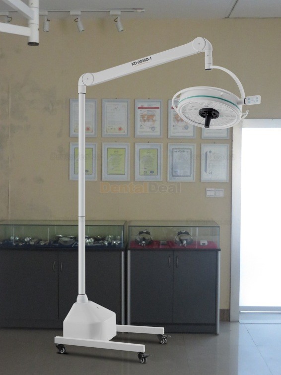 KWS KD-2036D-3 108W Mobile Dental LED Shadowless Surgical Lamp Medical Exam Light