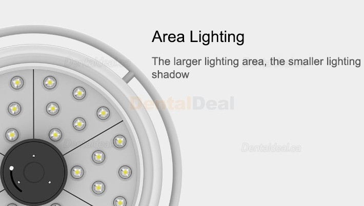 KWS KD-2036D-3 108W Mobile Dental LED Shadowless Surgical Lamp Medical Exam Light