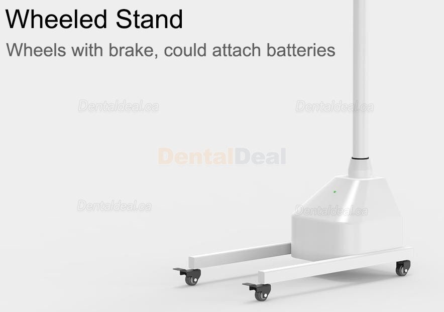 KWS KD-2036D-3 108W Mobile Dental LED Shadowless Surgical Lamp Medical Exam Light