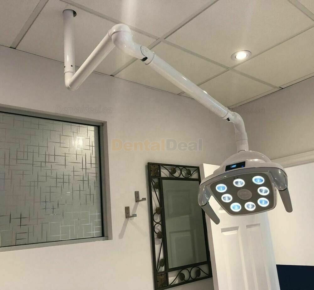 Ceiling Mounted Dental LED Surgical Lamp Dental Ceiling Operating Light 8 LEDs with Sensor