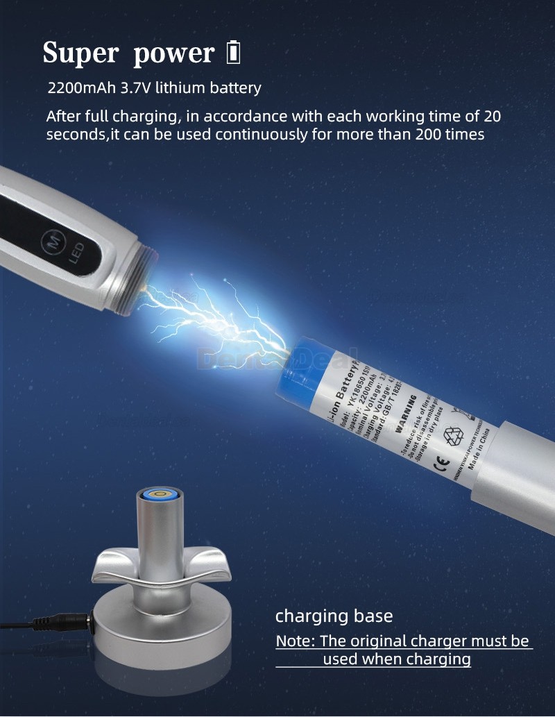 LY&reg; Dental LED Curing Light Cordless 1500mw/cm2