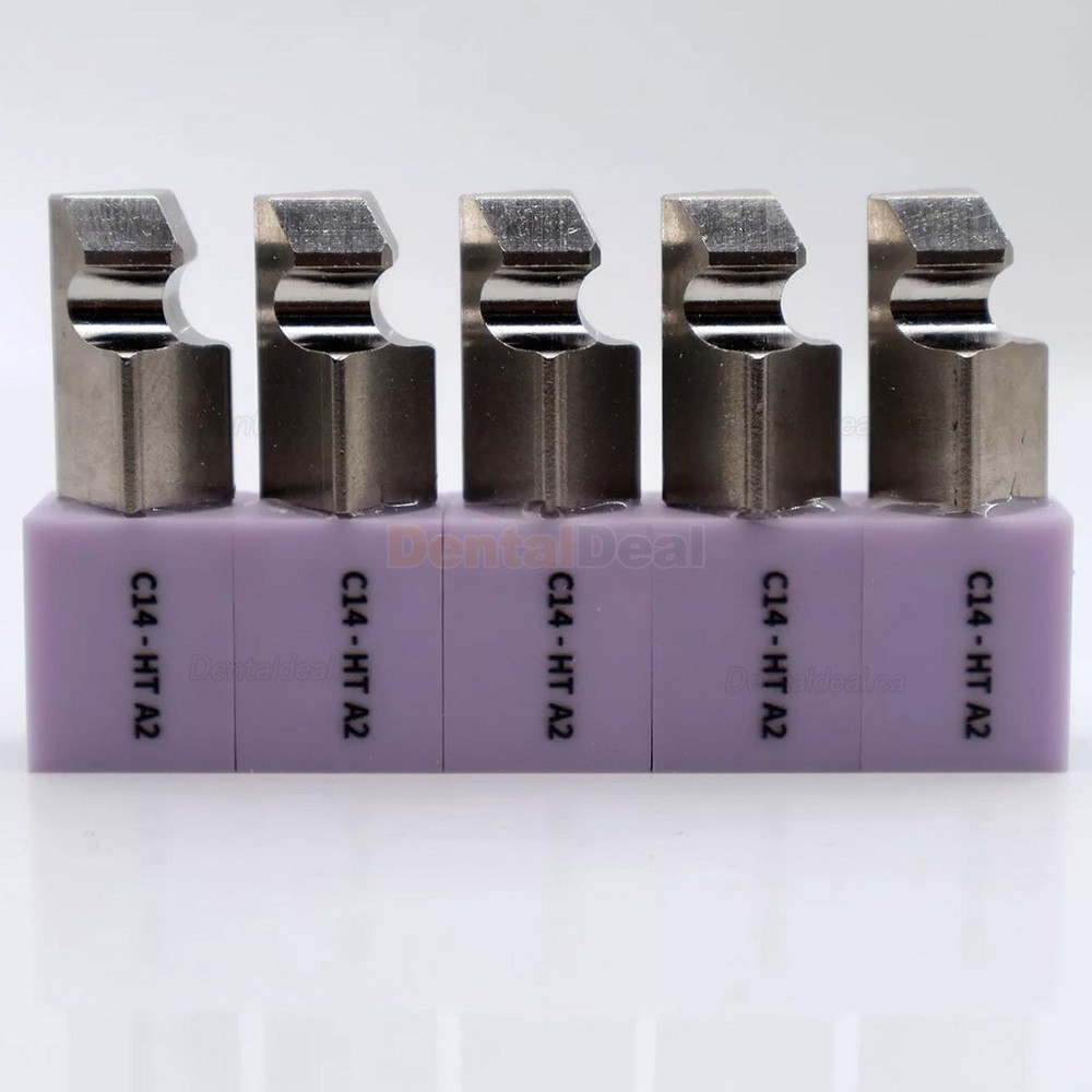 5pcs C14 Dental Lab Lithium Disilicate Ceramic Block CAD/CAM for Planmeca