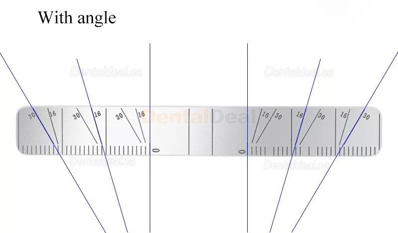 Dental Implant Surgical Guide Bendable Implant Locating Guide Angle Ruler