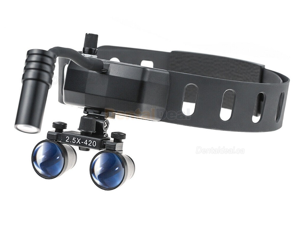 YUYO 5W Dental Medical LED Surgical Headlight + 2.5X Surgeon Loupe Magnifier