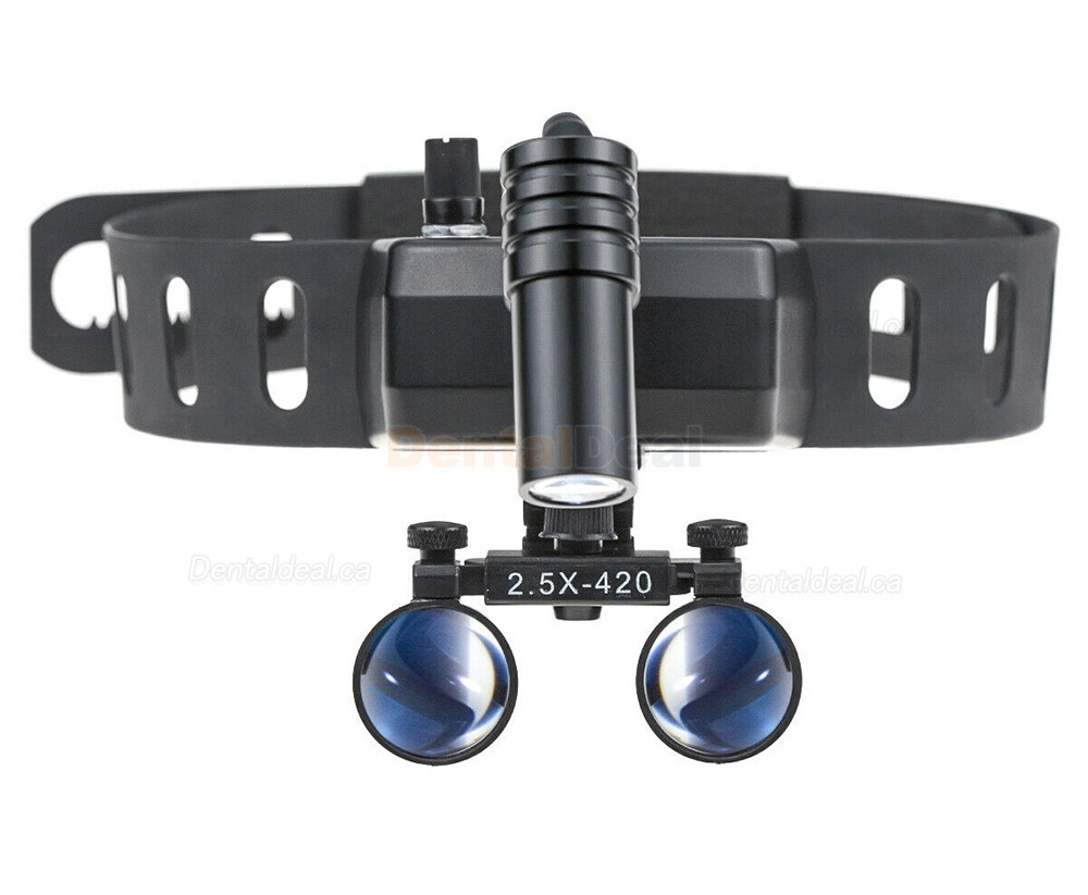 YUYO 5W Dental Medical LED Surgical Headlight + 2.5X Surgeon Loupe Magnifier