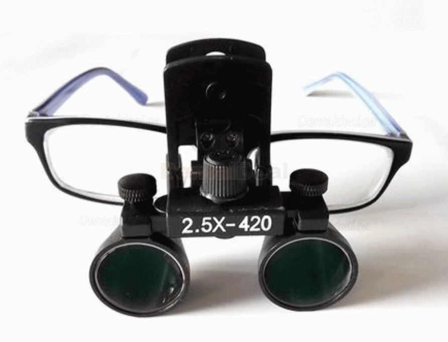 2.5X/3.5X-420mm Clip-On Dental Medical Surgical Binocular Loupe