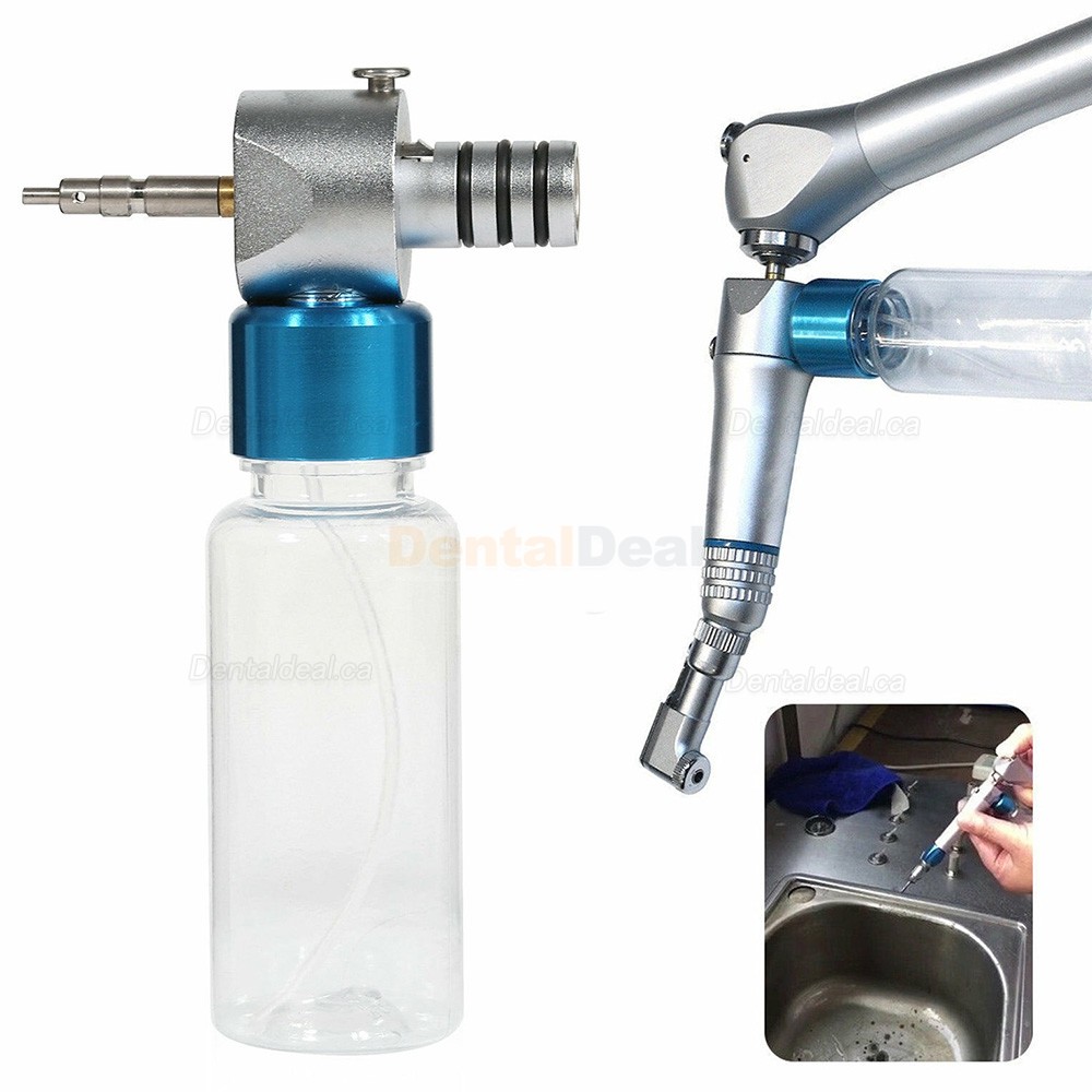 Dental Low Speed Handpiece Maintenance Cleaning Lubricating Cleaner Oiling Press Air Button