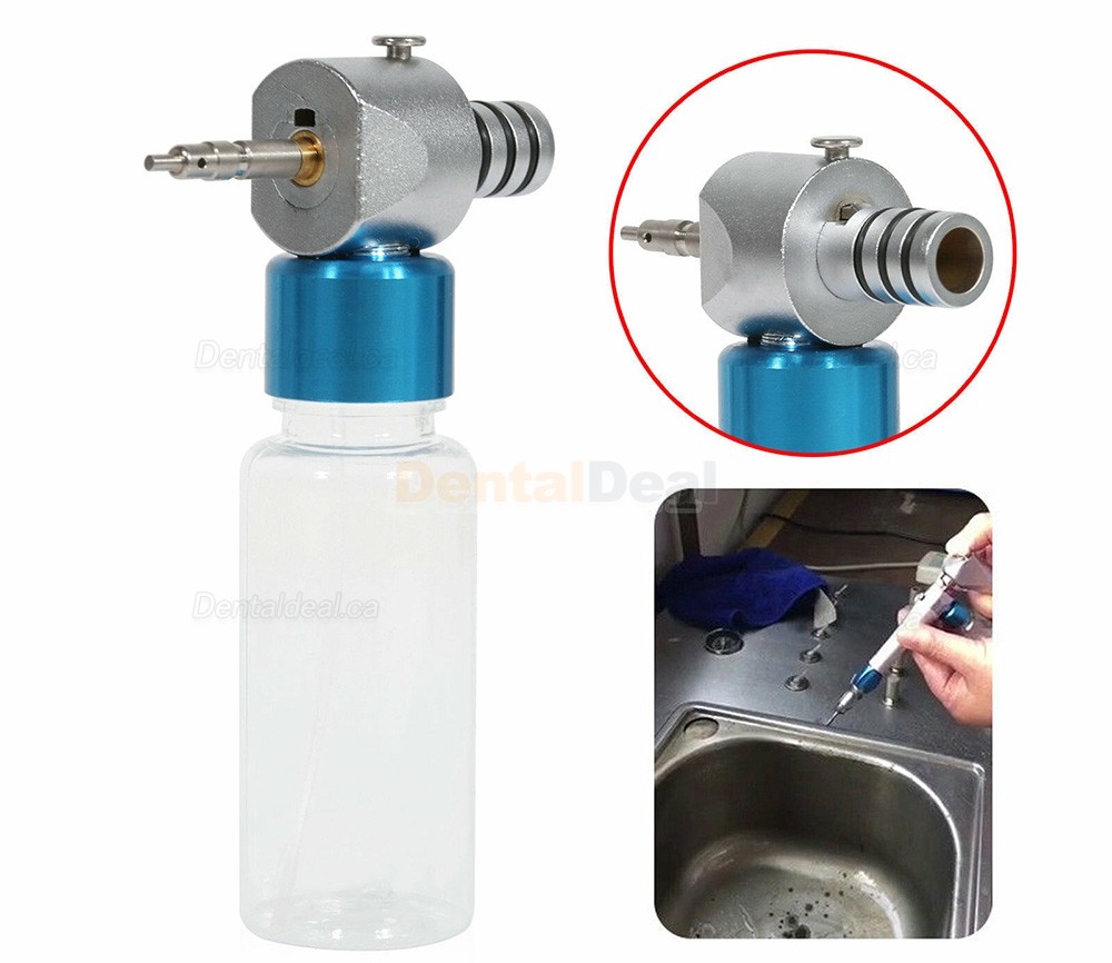 Dental Low Speed Handpiece Maintenance Cleaning Lubricating Cleaner Oiling Press Air Button