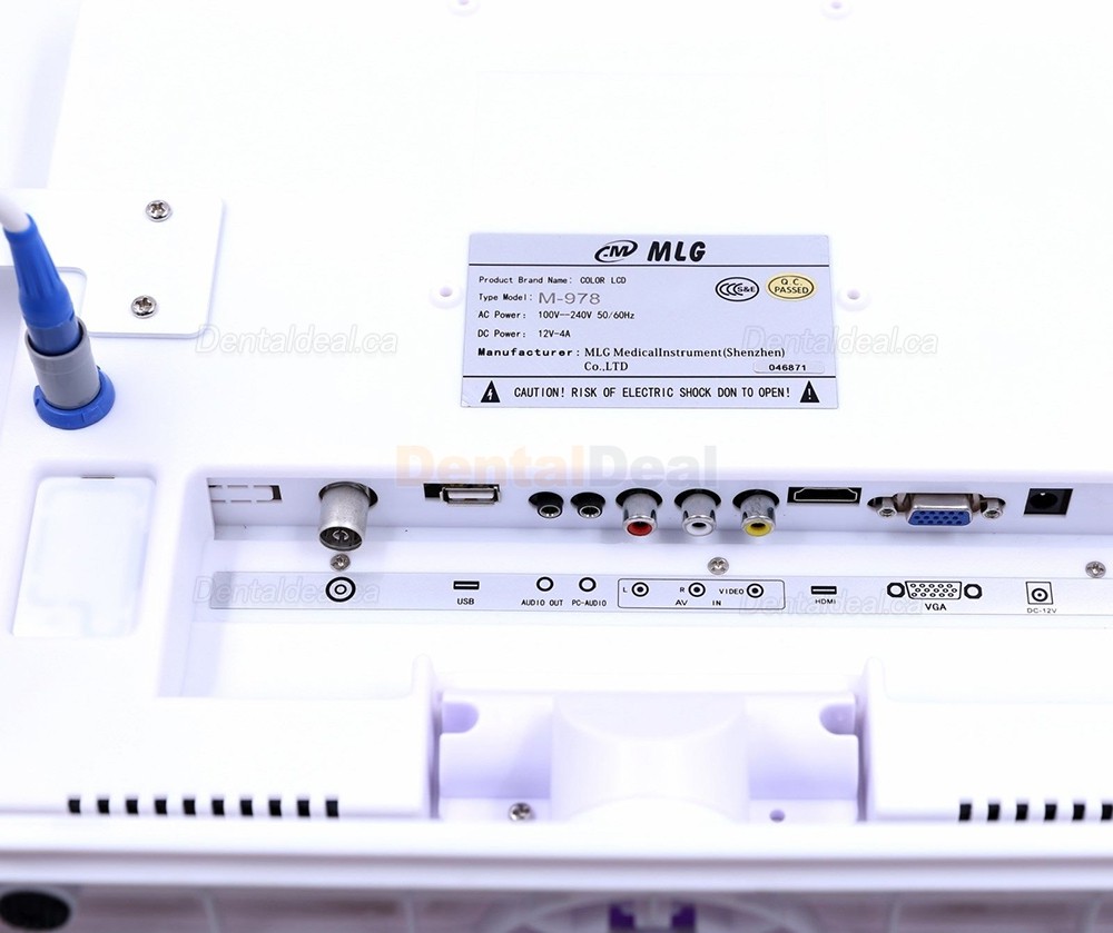 M-978 Dental 2-in-1 Wired Intraoral Camera with 17 Inch LED Monitor HDMI USB VGA