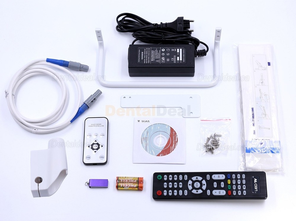 M-978 Dental 2-in-1 Wired Intraoral Camera with 17 Inch LED Monitor HDMI USB VGA