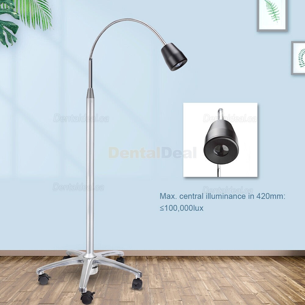 Micare JD1100 3W Mobile Dental LED Exam Lamp Shadowless Examination Light