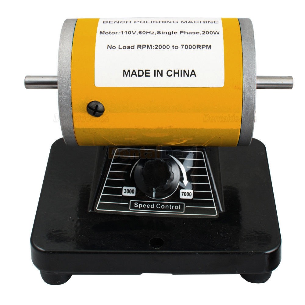 Benchtop Mini Dental Lab Buffer Polisher Polishing Lathe Machine