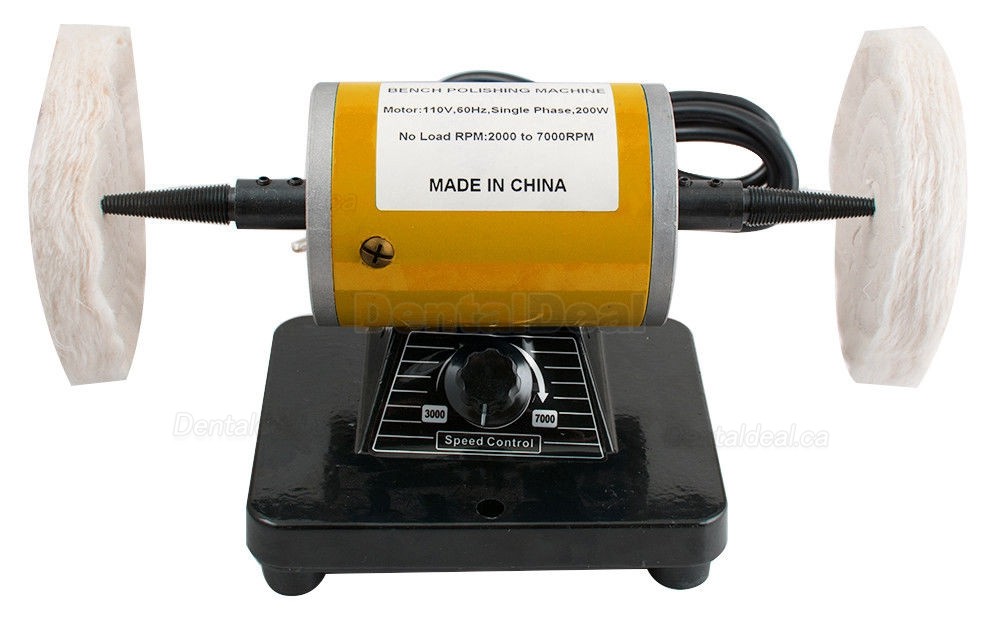 Benchtop Mini Dental Lab Buffer Polisher Polishing Lathe Machine