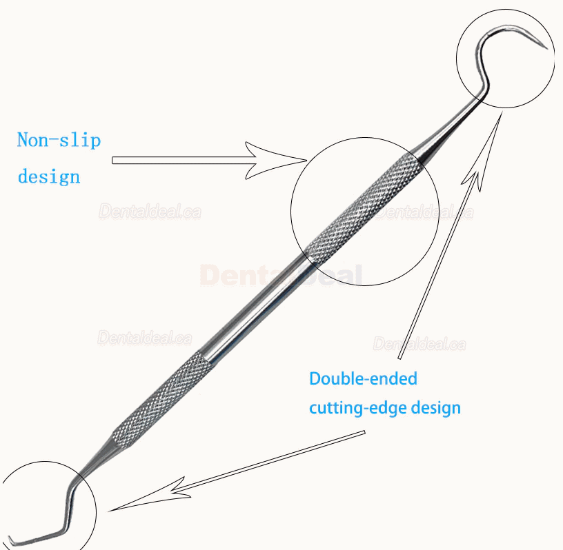6Pcs/set Disposable Dental Mouth Mirror and Probe Stainless Steel Set