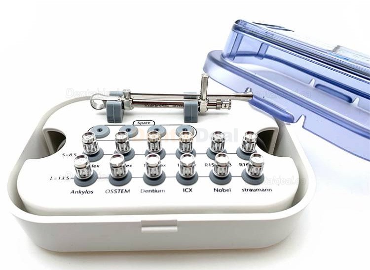 Dental Implant Torque Wrench Kit with Drivers for Dental Practice