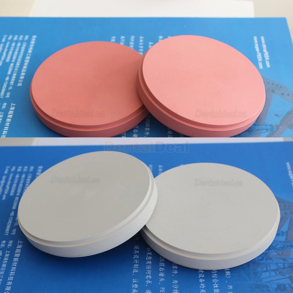 Dental Lab PEEK Block PEEK Disc 98mm/ 95mm 12/14/16/18/20/24/26mm