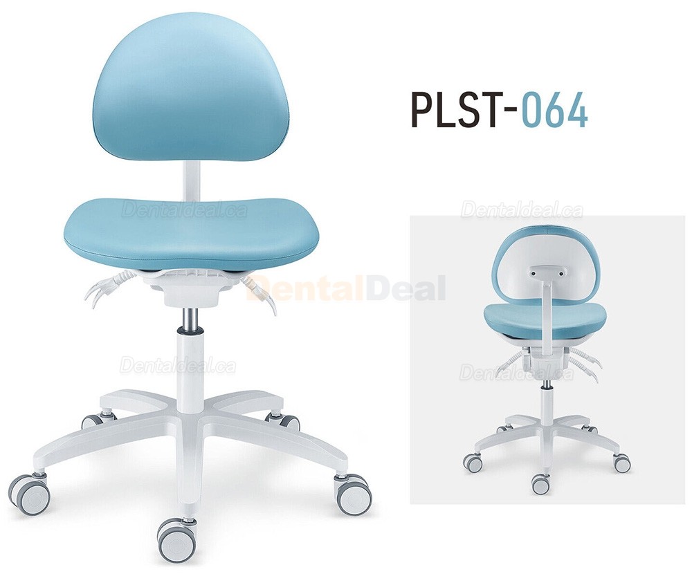 TYTC PLST-064-067 Dental Hygienist Chair Ergonomic Dentist Operator Stool with Backrest