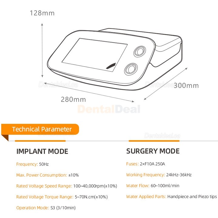 PlusPower PiezoI+ Dental Piezosurgery Unit and Implant Surgical Motor