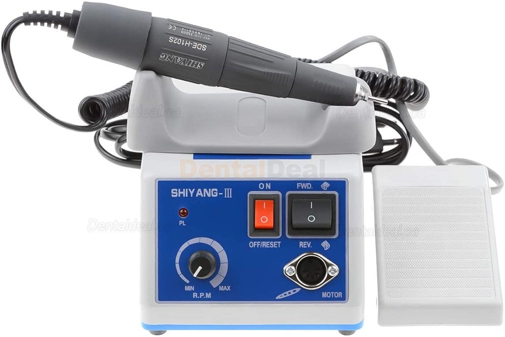Shiyang N3 Electric Dental Lab Micromotor 35,000RPM Handpiece+10 Burs