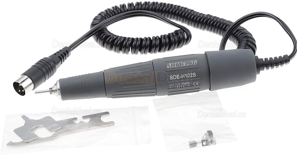 Shiyang N3 Electric Dental Lab Micromotor 35,000RPM Handpiece+10 Burs