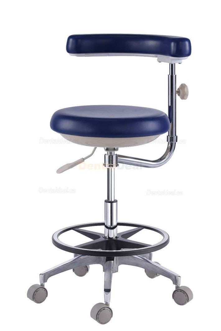QY600 Adjustable Dental Hygienist Stool Ergonomic Dentist Assistant Stool with Armrest