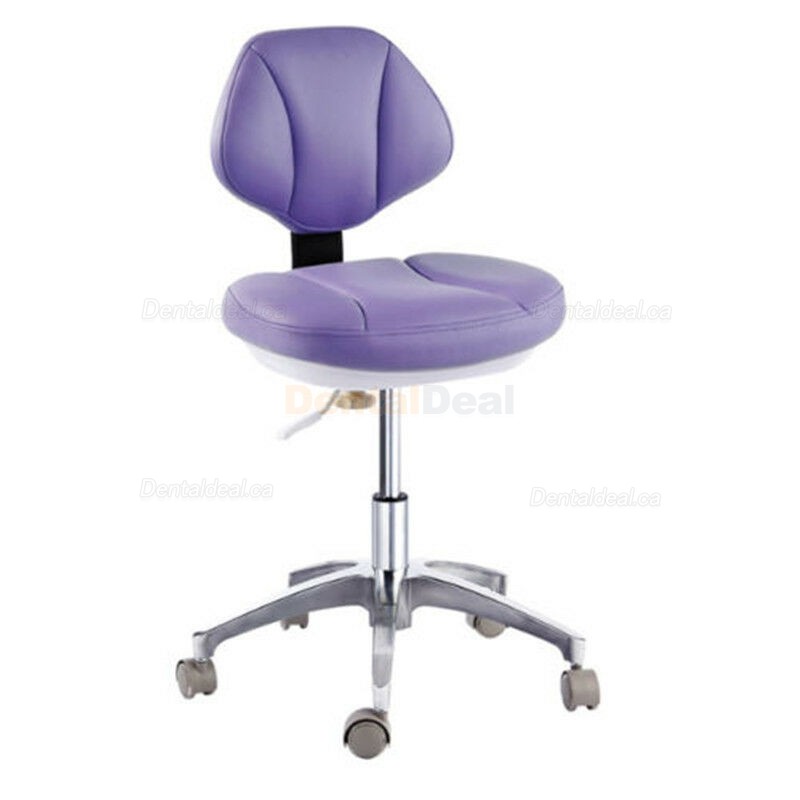 QY-D-90G Dental Assistant Hygienist Chair Dental Operator Stool Microfiber Leather