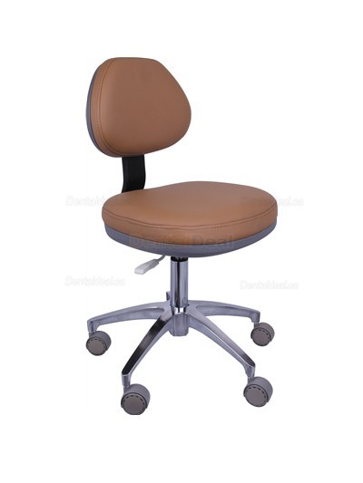 QY&reg; Dental Operator Stool Dentist Assistant Seating Chair with Backrest Adjustable