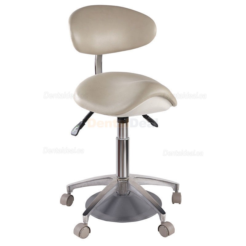QY-D-MA1 Dental Saddle Stool Dentist Assistant Hygienist Chair with Backrest
