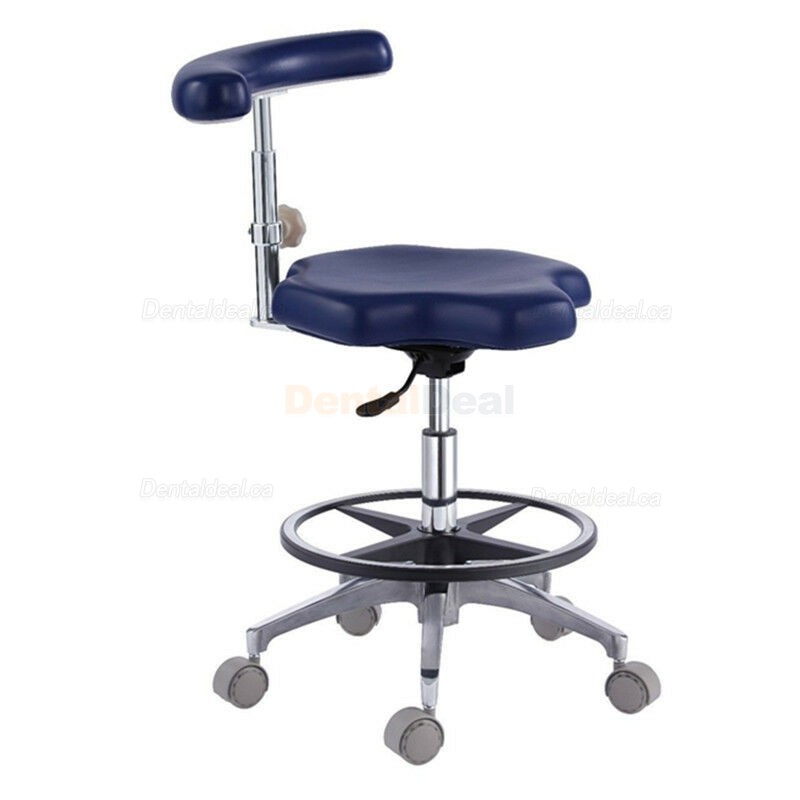 QY-D-MA1 Dental Saddle Stool Dentist Assistant Saddle Chair with Adjustable Backrest