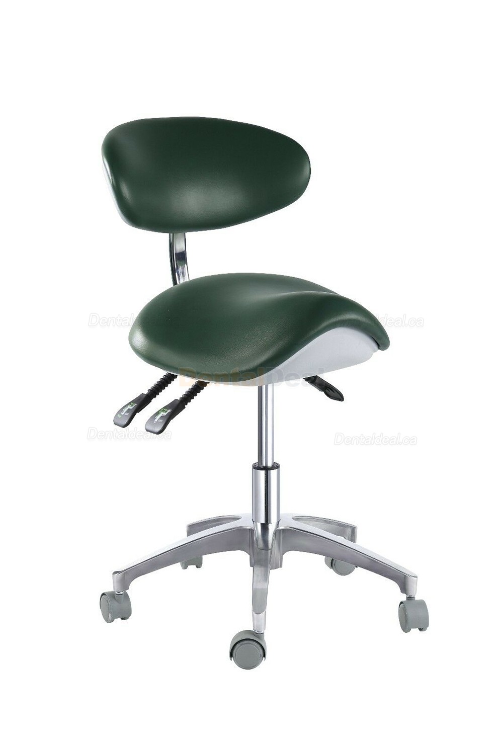 QY-MA1-S Dental Operator Saddle Chair PU Leather Dentist Hygienist Stool Adjustable