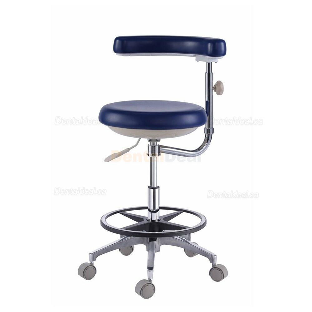 QY500(N) Dental Operator Stool Doctor Dentist Assistant Nurse Seating Saddle Chair PU Leather