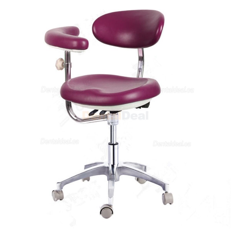 QY600-1 Dental Operator Stool Doctor Operator Stool Chair with Armrest PU Leather