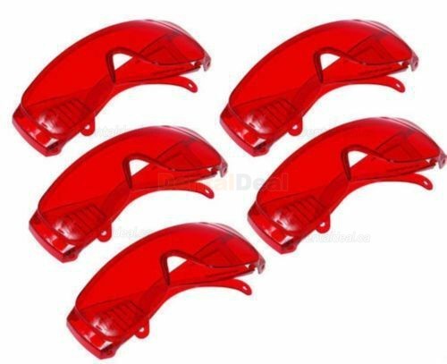 5Pcs Dental Protective Goggle Glasses for LED Curing Light