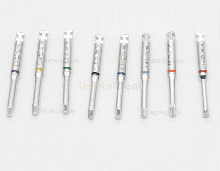 Universal Dental Implant Torque Wrench Restoration Tools Kit with18 Pcs Screwdrivers