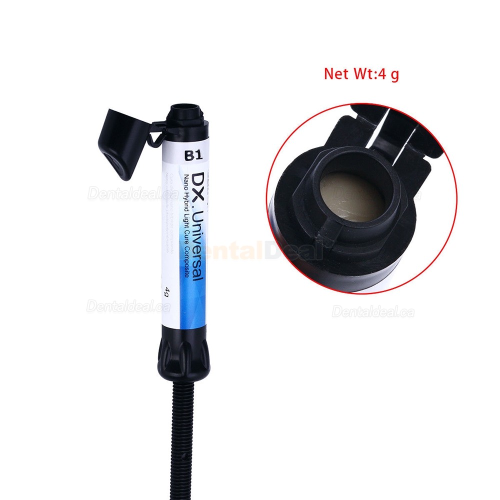 5Pcs Universal Dental Light Curing Composite Resin Syringe A1 A2 A3 A3.5 B1 B2
