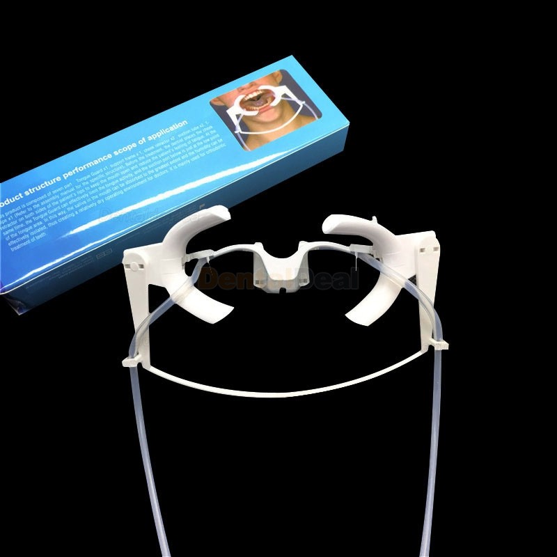 Dental Retractor with Saliva Suction Tube Intraoral Lip Mouth Opener