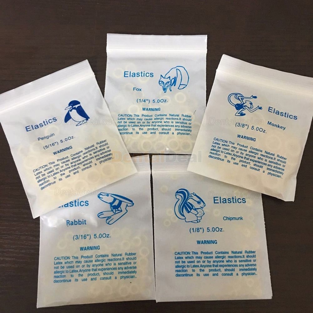 1000Pcs Orthodontic Rubber Bands Orthodontic Elastics Latex Braces