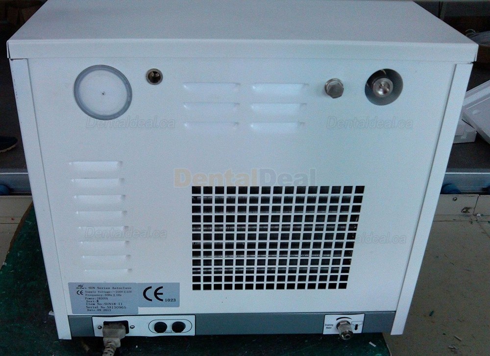 Sun&reg; SUN-II-DL 18-23L Table top Dental Autoclave Steam Sterilizer Class B with Printer
