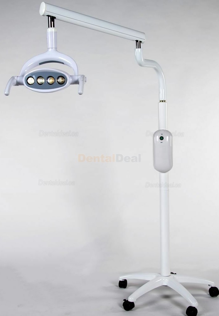 Saab P102A Mobile 15W Shadowless Dental Operatory Light Dentist Oral Lamp Floor Standing Type