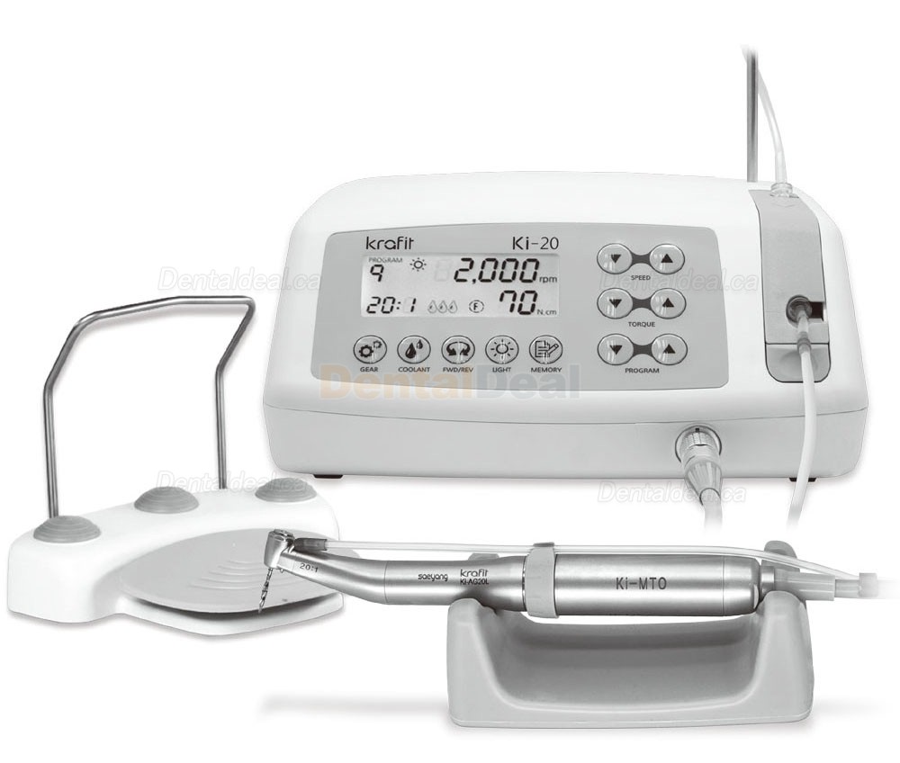 SAEYANG Krafit Ki-20 Implant Surgical Motor with 20:1 Contra Angle Implant Handpiece