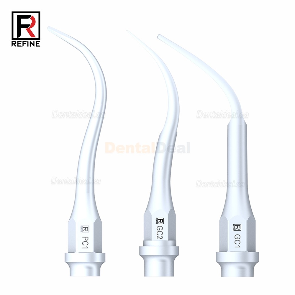 5Pcs Refine&reg; Dental Air Scaler Tips GC1 GC2 PC1 Fit Kavo SonaSoft Scaler Handpiece