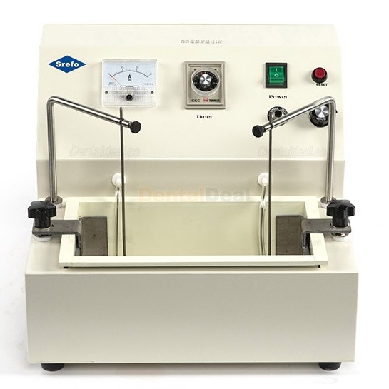 Srefo&reg; R-1202 200W Dental Lab Electrolytic Polishing Machine Electro Polisher with 2 Water Baths