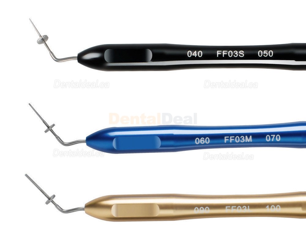 Dental Stainless Steel Endodontic Hand Plugger Kit S/M/L