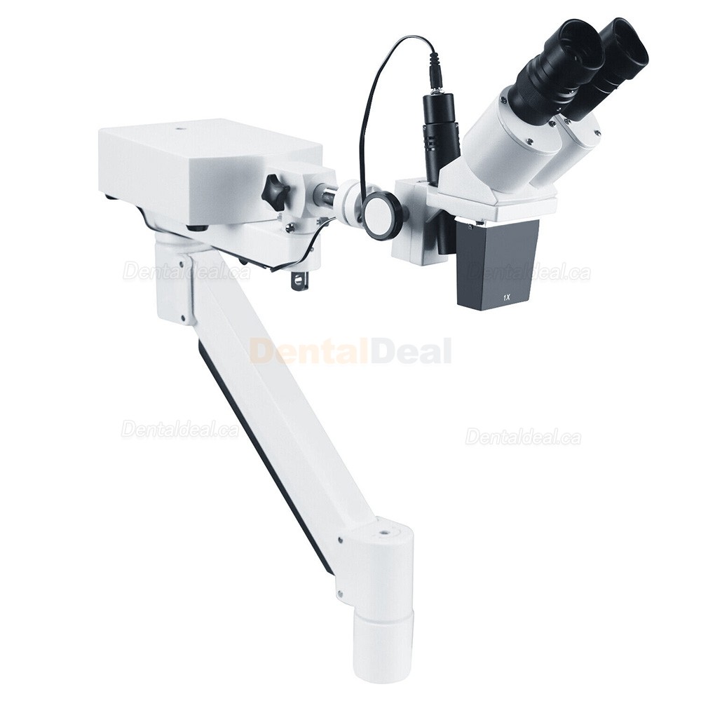 Dental Operating Microscope Endodontic Surgical Microscope 10X/15X/20X with LED Light (For Dental Chair)