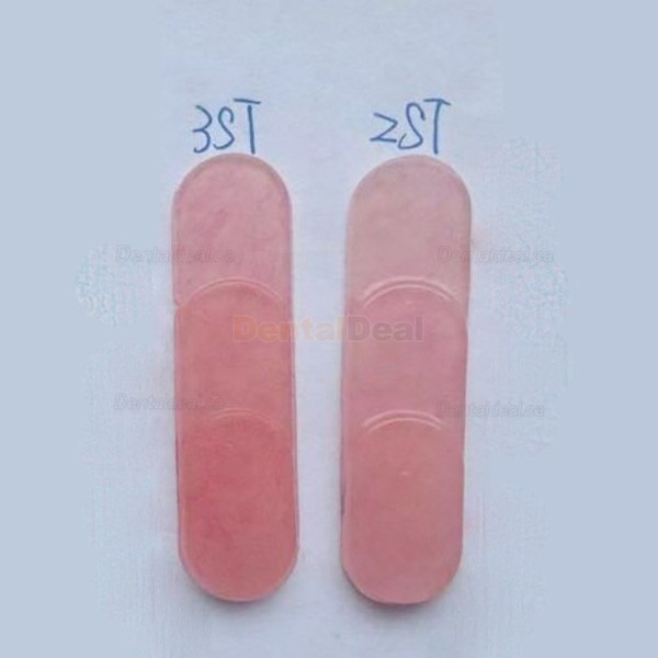 5 Pcs 98mm Dental Lab PMMA Blocks CAD/CAM Disk with Bloodshot Fit Wieland System
