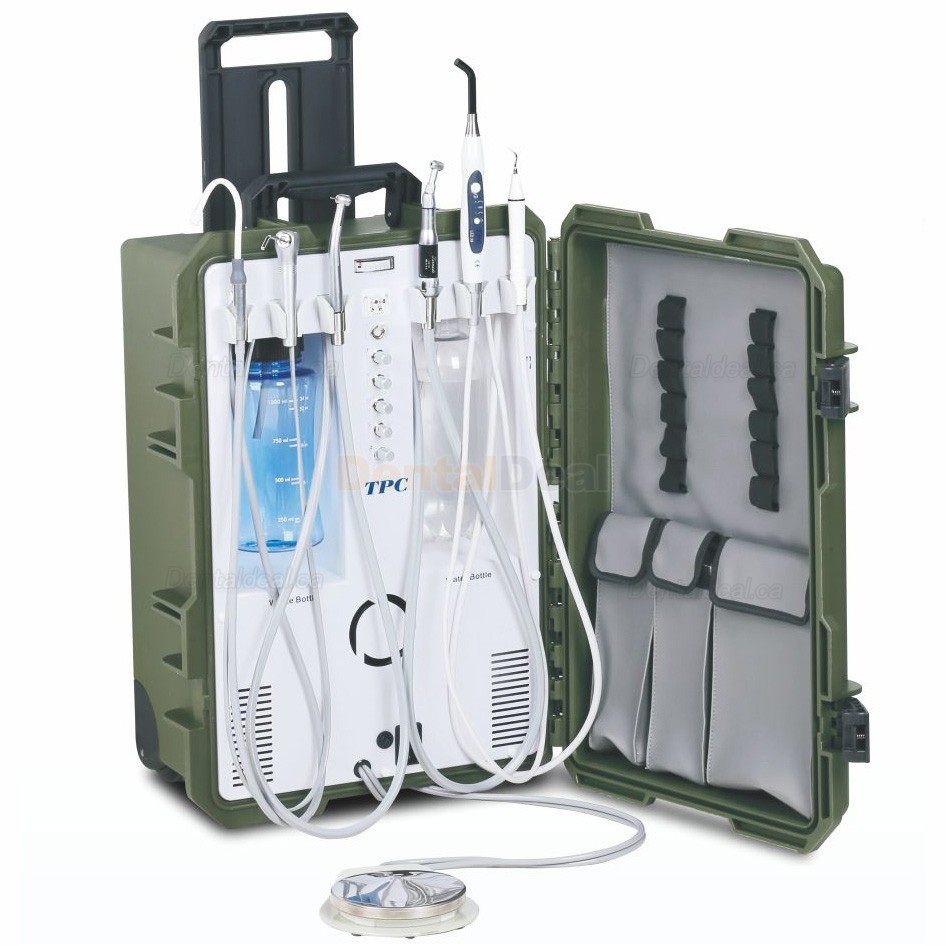 TPC PC2930 Portable Dental Unit with Built-in Scaler & Curing Light