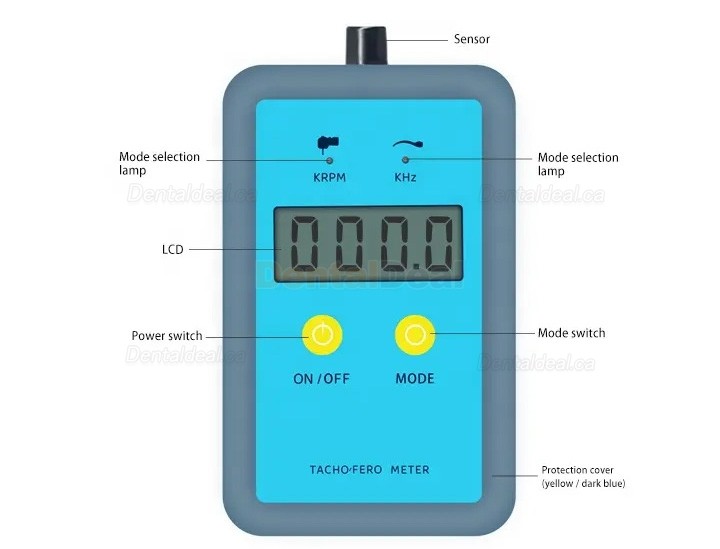Dental Handpiece Tachometer & Ultrasonic Scaler Frequency Meter